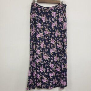 Vintage Paul Harris Womens Y2K Fairy Maxi‎ Skirt Size L Floral Bloomcore Flowy